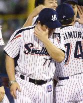 Swallows skipper in tears after team's 1st CL title in 14 years