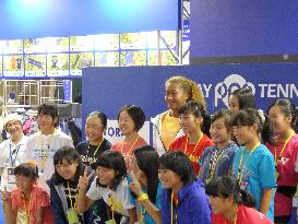 Tennis: Osaka enjoying experience in spotlight