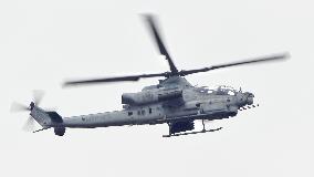 U.S. military helicopter in Okinawa