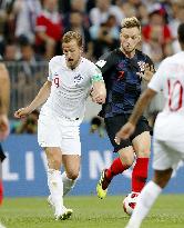 Football: England's Kane, Croatia's Rakitic at World Cup