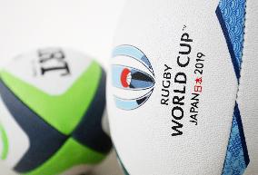 Match ball for 2019 Rugby World Cup in Japan