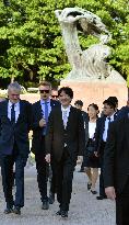 Japan's crown prince in Poland