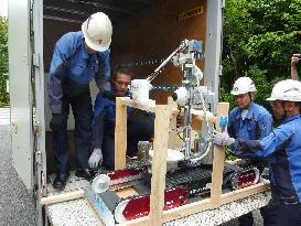 Robot in Fukushima operation