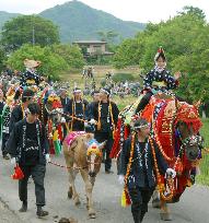 Horse festival held in northern Japan