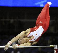 Japan's Uchimura grabs men's overall title at worlds