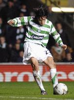 Nakamura in Celtic vs Falkirk match