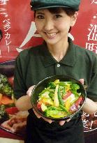 Beef bowl chain Yoshinoya launches vegetable rice dish