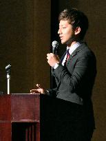Student addresses Hiroshima disarmament symposium