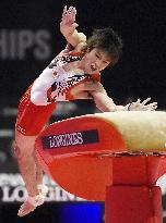 Uchimura in qualifying round of world gymnastics c'ships