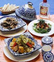 World Cuisine in Tokyo: Moroccan veggie dishes, Tajine stews