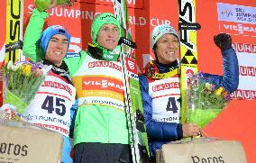 Slovenia's Prevc wins World Cup ski jump meet