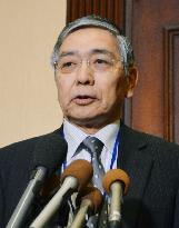 BOJ's Kuroda says excessively firm yen corrected slightly