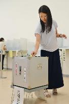 Voting under way in Japanese upper house election