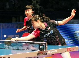 Table tennis: Hamamoto, Hayata win women's doubles at tour finals