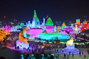 Snow and ice festival begins in China's Harbin