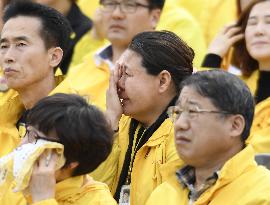 3rd anniversary of Sewol ferry sinking in S. Korea