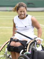 Tennis: Japan's Kamiji advances to Wimbledon semifinals