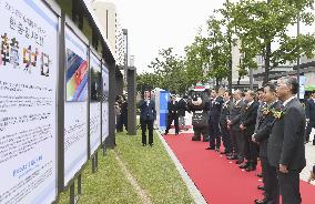 Olympic photo exhibition by Kyodo, Yonhap, Xinhua opens in Seoul