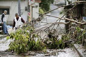 Typhoon aftermath
