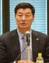 Tibetan gov't-in-exile president in Japan