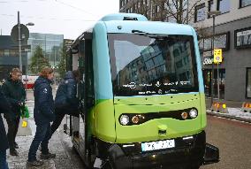 Self-driving bus in Sweden