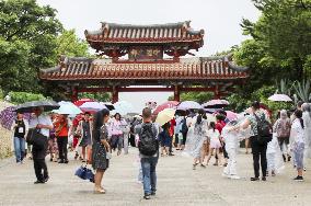 World Heritage castle in Okinawa