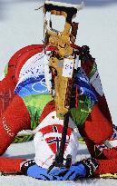 Berger wins gold in women's 15 km individual biathlon