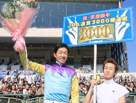 Jockey Take reaches 3,000 career wins