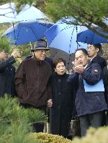 (2) Ex-Taiwan leader Lee visits Kanazawa on 3rd day of visit