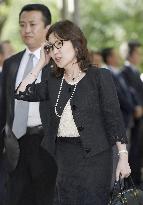 Yasukuni Shrine on anniv. of end of WWII