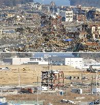 Fixed-point observation shows change of disaster-hit areas