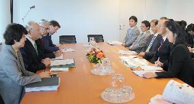 Japan's chief nuclear regulator meets IAEA head in Vienna