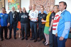 Diplomats mark start of Rugby World Cup at U.N. headquarters