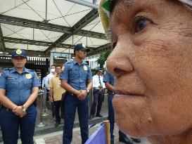 Former "comfort women" protest over Philippines-Japan military deal