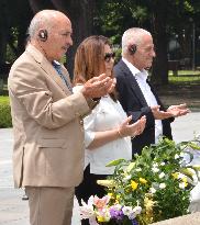 Reps of Tunisian National Dialogue Quartet visit Hiroshima