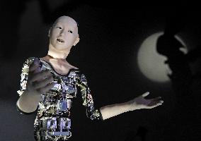 New humanoid robot "Alter" exhibited at Tokyo museum
