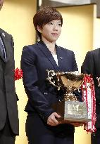 Kodaira named outstanding female skater at JSF annual awards ceremony