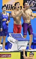 Japan sets nat'l record, 4th in mixed 4x100 relay at worlds