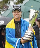 Golf: Nordqvist claims second major crown at Evian Championship