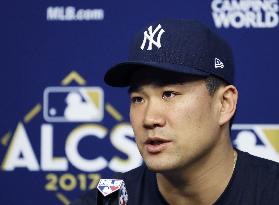 Baseball: Press conference for Astros-Yankees ALCS