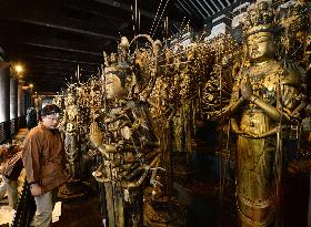 All statues back at Kyoto temple after decades of restoration work