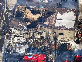 Fire at Sapporo apartment building