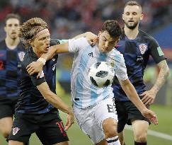 Football: Argentina vs Croatia at World Cup