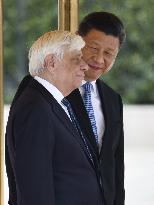 China, Greek presidents