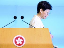 Hong Kong leader Carrie Lam