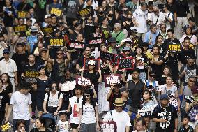 Fresh mass protest in Hong Kong