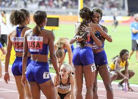 Athletics: Women's 4x400-meter relay at worlds