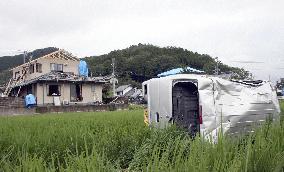 Gusts believed to be tornado occur in Okayama Pref.