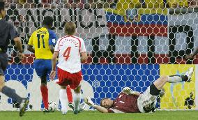 Delgado scores Ecuador's second goal