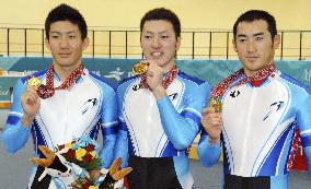 Japan wins team sprint gold in cycling at Asian Games